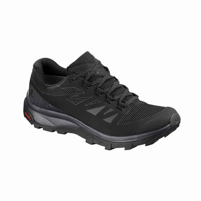 Salomon OUTLINE GORE-TEX - Naisten Vaelluskengät - Mustat